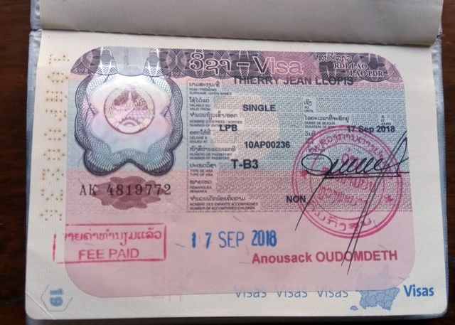 Visa pour le Laos